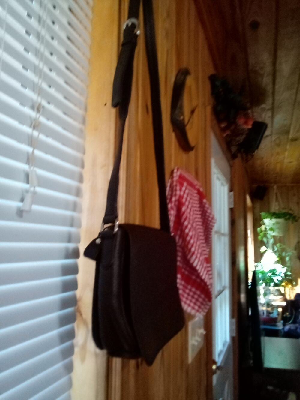 Eddie Bauer Leather Brown Magnetic Shoulder Bag